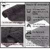 Waterford Collection Tufted Bath Rug, Extra Soft and Absorbent, Non-Slip Bath Mats, Machine Washable bath rugs for Bathroom, 2 Piece Set, Gray - 3 of 4