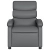 vidaXL Massage Recliner Chair Gray Faux leather, metal, plywood Medium - 4 of 4