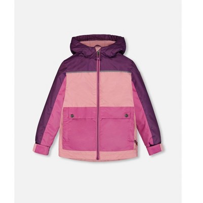 pale pink, fuchsia, and mauve