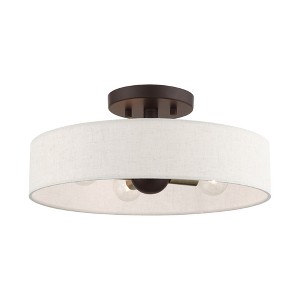 Livex Lighting Venlo 4 - Light Semi-Flush Mount in  Bronze/Antique Brass - 1 of 4