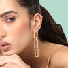 SOHI Women's gold Link Drop Earrings - 3 of 3