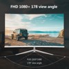 Z-EDGE 24" 100Hz FHD Curved Monitor Eye-Care Technology, 178° Wide View Angle - 4 of 4