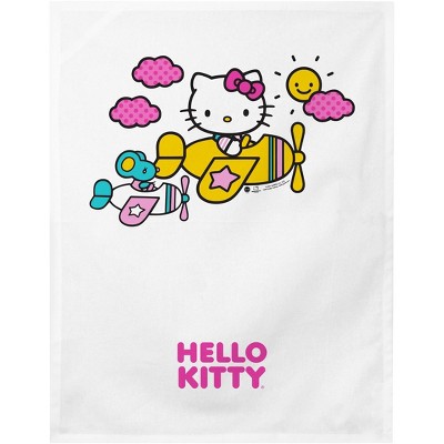 Bioworld Sanrio Hello Kitty Characters All Over Print Kitchen Dish Towel