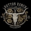 Men's Yellowstone Cow Skull and Flowers Protect The Family T-Shirt - 2 of 4