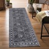 Washable Living Room Bedroom Bordered Geometric Area Rugs Indoor Contemporary Floor Carpet for Home Office - 4 of 4