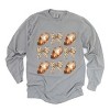 Simply Sage Market Coquette Football Chart Garment Dyed Long Sleeve - 2 of 4