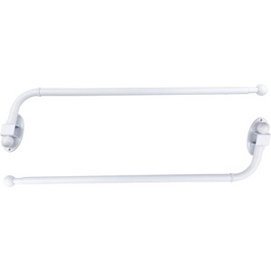 Urbanest Swing Arm Drapery Curtain Rod, 0.5" Dia, 24" to 38" - 1 of 4