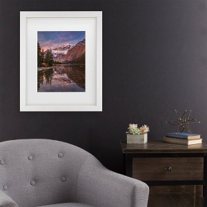 Trademark Fine Art Pierre Leclerc Dramatic Mount Edith Cavell Matted Framed Art - 1 of 4