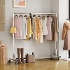 Simple Trending Industrial Grade Z-Base 70in extra long Clothes Garment Rack Chrome - 3 of 4
