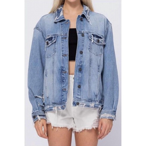 Oversized denim jacket target hotsell