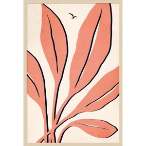 Amanti Art Ophelia Rose by Eins Kubistika Wood Framed Wall Art Print - 1 of 4