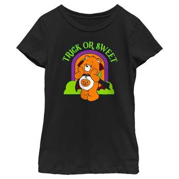 Girl's Care Bears Halloween Trick Or Sweet T-Shirt