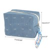 Unique Bargains Lightweight Bow Makeup Bag 1 Pc - 2 of 4