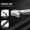 VEVOR Chain Wrench, 48 inch Chain Pipe Wrench, 13.4 inch Diameter Capacity, CRV Reversible Pipe Fitting Tool Wrench with High Strength Jaw, Silver - 3 of 4