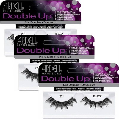 Ardell Professional Double Up - 201 Black #61409- (Pack of 3)