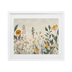 Stupell Industries Shades Of Yellow Flowers Framed Print Under Glass - 1 of 4