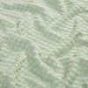 4pc Cotton Diamond Textured Towel Set - Isla Jade - 3 of 4