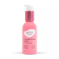 APTO Skincare Coconut Water Toner with Lactic Acid - 4oz