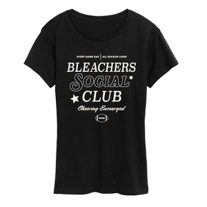 Women's - Instant Message - Bleachers Social Club Short Sleeve Graphic T-Shirt - 1 of 4