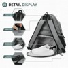 Unique Bargains Waterproof Separate Shoe Compartment Badminton Pickleball Tennis Backpack for 2 Rackets - 4 of 4