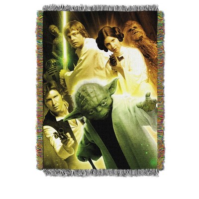 Northwest Star Wars Woven Tapestry Throw Blanket, 48" x 60", Small Rebel Force Multicolored