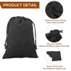 Unique Bargains Cotton Foldable Gym Travel Hiking Storage Drawstring Bag 6 Pcs - 4 of 4