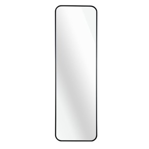 GlasFlength Full Length Mirrors Modern Rectangular Mirror with Sleek Frame Simple Elegant Design for Doors and Walls, Black, 47"*14"*1.1" - 1 of 4