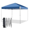 Aoodor 10' x 10' Pop-Up Canopy Tent - Instant Setup Shade for Camping, Parties & Outdoor Events, UV Protection & Waterproof - 2 of 4