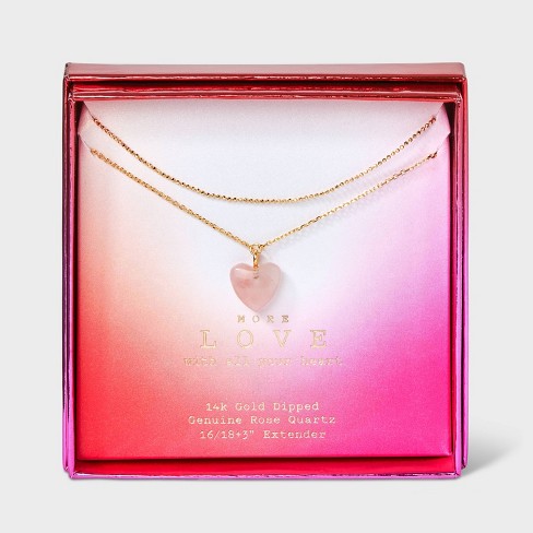 A new day rose quartz deals necklace