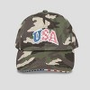 Wemco Men's USA Baseball Hat - Camo Green - 4 of 4