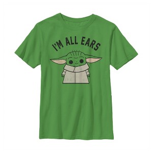 Boy's Star Wars The Mandalorian The Child I'm All Ears T-Shirt - 1 of 4