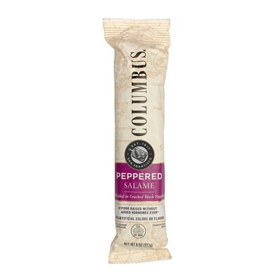 Columbus Peppered Salame Deli Meats - 8oz
