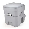 DOMETOUR 5 Gallon Portable Toilet Flush Potty Travel Camping Outdoor - 4 of 4