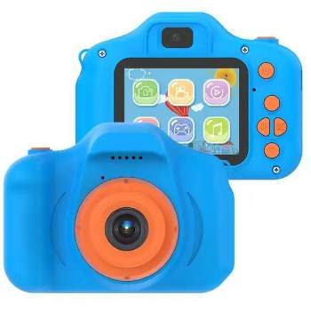 Link Kids Digital Camera 2" Color Display 1080P 3 Megapixel 32GB SD Card Selfie Mode Silicone Cover BONUS Card Reader Included Boys/Girls Great Gift