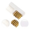 Unique Bargains Nail Art Drill Bit Cleaning Brush White Gold Tone 1 Pc - 3 of 4