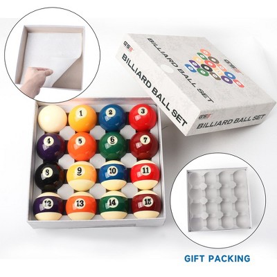 Professional Grade Multicolor Polyester Resin Billiard Pool Ball Set