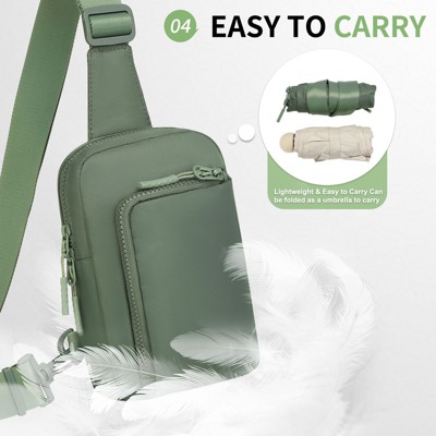 Unique Bargains Waterproof Lightweight Breathable Durable Hiking Daypacks Chest Bag Green — фото 6