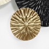 LuxenHome Multi-Color Coastal Abstract 47.25-Inch Wide Metal Wall Decor Brown - 4 of 4
