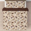 Sweet Jojo Designs Boy Full/Queen Comforter Bedding Set Wild West Cowboy Multicolor 3pc - 3 of 4