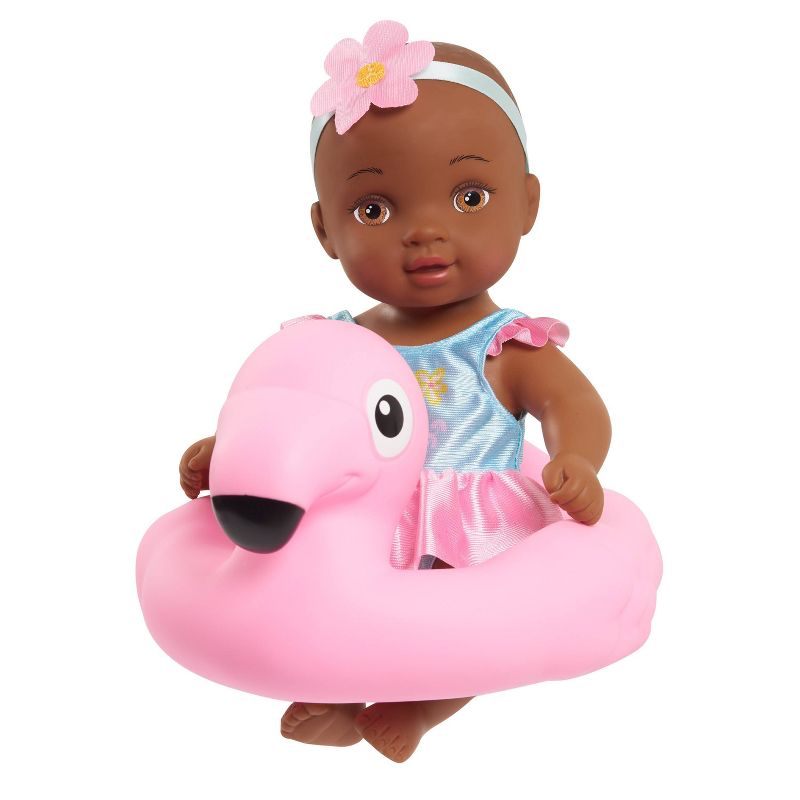 Waterbabies Bathtime Fun 9&#34; Baby Doll - Brown Eyes, 2 of 8