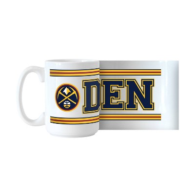 NBA Denver Nuggets Stripe Sublimated Mug - 15oz