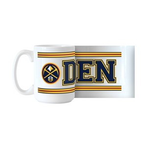 NBA Denver Nuggets Stripe Sublimated Mug - 15oz - 1 of 1