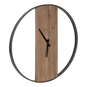 Kate & Laurel All Things Decor Ladd Round Numberless Wall Clock - 1 of 4