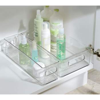 Mini 2-Tier Organizer with Divders, Frost