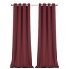 GoodGram 2 Pack Hotel Thermal Grommet 100% Blackout Window Curtain Panels - 2 of 2