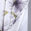RT Designer Collection April Printed Blackout Luxurious Decorative Grommet Curtain Panel 54" x 84" Silver - 3 of 4