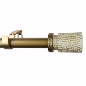 Urbanest 1-inch Fossetta Adjustable Single Drapery Curtain Rod - 6 Finishes - 1 of 4