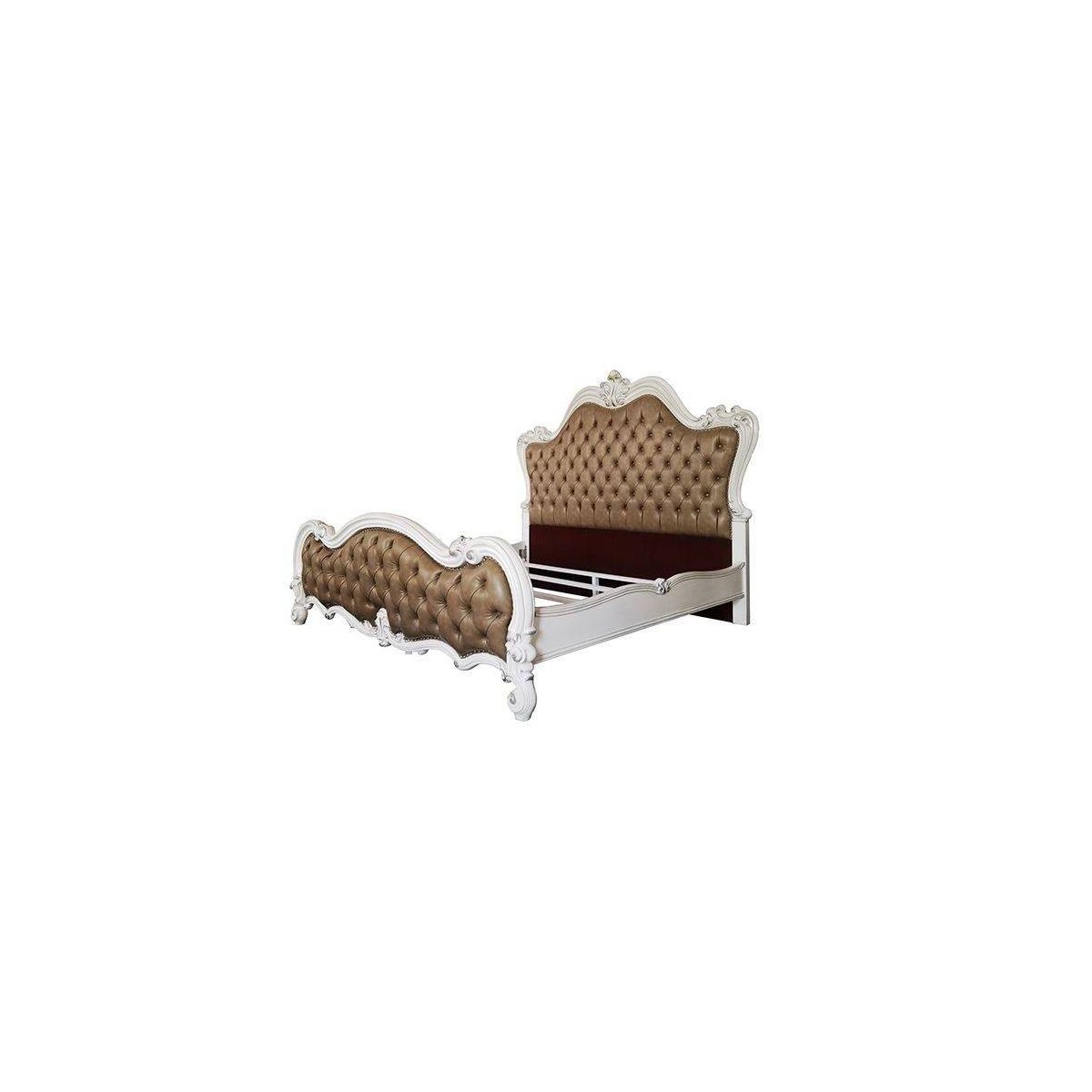 99" Eastern King Bed Versailles II with Nailhead Trim & Tufted Headboard - Acme Furniture