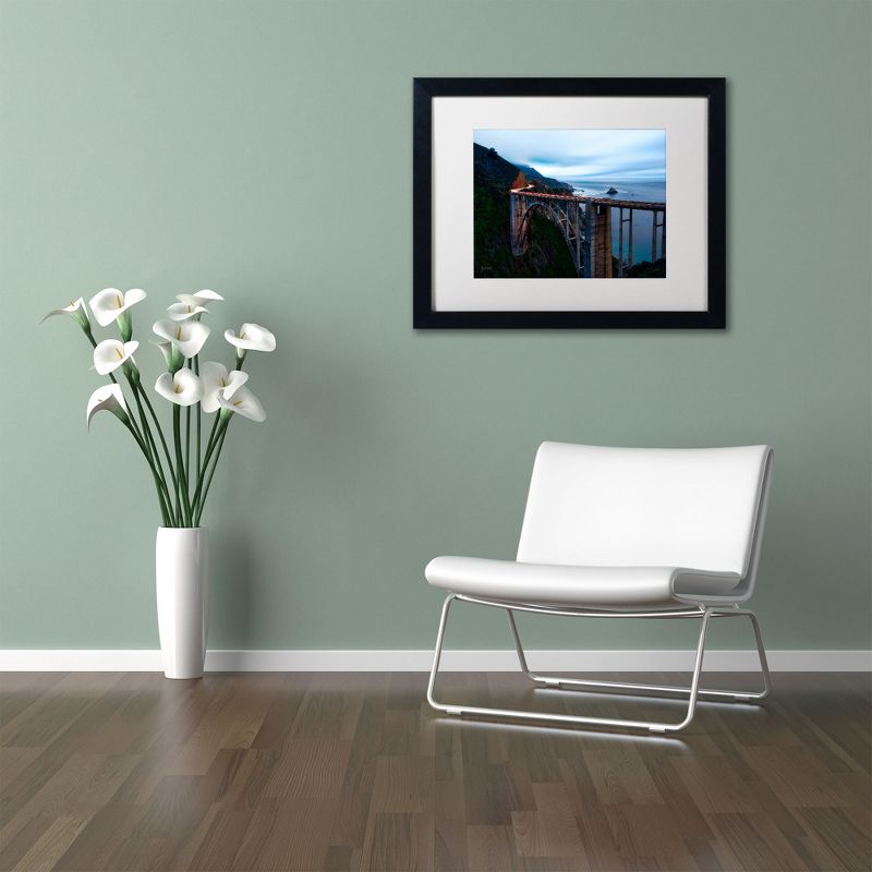 Trademark Fine Art -David Ayash 'Big Sur - Bixby Bridge - California-II' Matted, 3 of 5