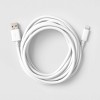 10ft USB C to Lightning 3pk Charging Cable - dealworthy™ - White - 2 of 3